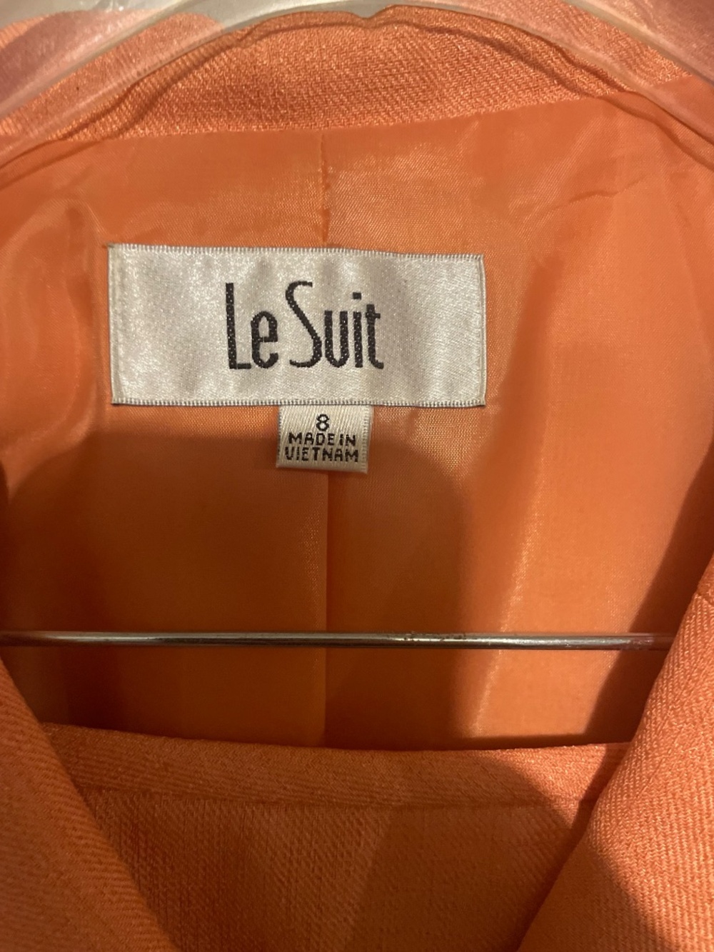 Le Suit women’s size 8 orange ski skirt suit - Picture 5 of 7